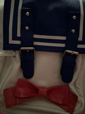 Sailor Moon Uniform 2 Set Backpack Bow Purse Bow Cosplay New with Tags Purse
