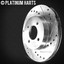 For 2007-2009 Hyundai Santa Fe Rear HartBrakes Brake ...