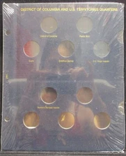 "WHITMAN CLASSIC"PAGE  2009 TERRITORIES QUARTERS  #2643 NEW SHRINKWRAP  FREE SHP