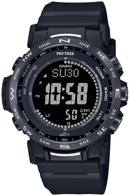 Casio Pro Trek PRW-35Y-1BJF Climber Line Triple Sensor Radio Solar Schwarz NEU
