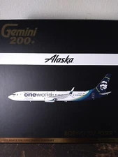 Gemini Jets 1:200 Alaska Airlines 737-900ER "oneworld" G2ASA1015 Brand NEW. 