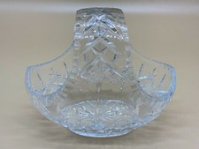 Kristallglas Glaskorb Korb Kristall Glas Noblesse massiv neuwertiger Zustand