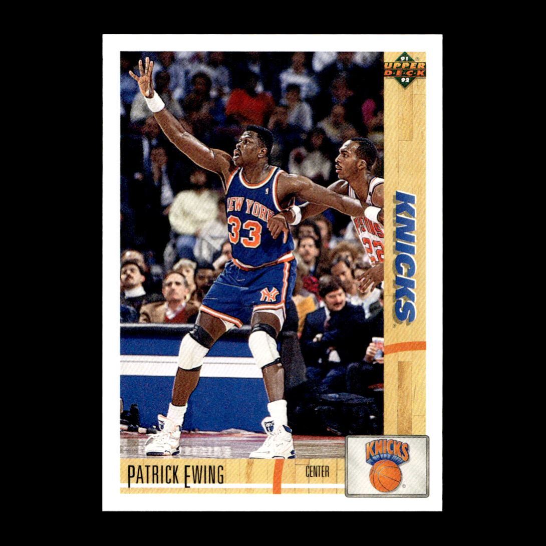 Patrick Ewing 1991-92 Upper Deck New York Knicks #343 R328V 70