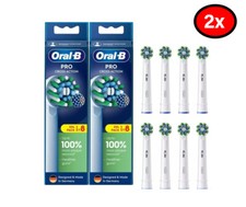 2 pairs of 8 count Oral-B Cross Action Electric Toothbrush Replacement Heads