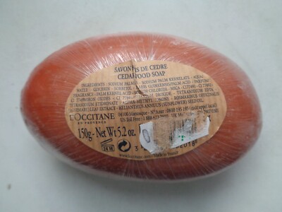 SEIFE L'occitane en Provence Cedar Wood Soap 150 g OVP!