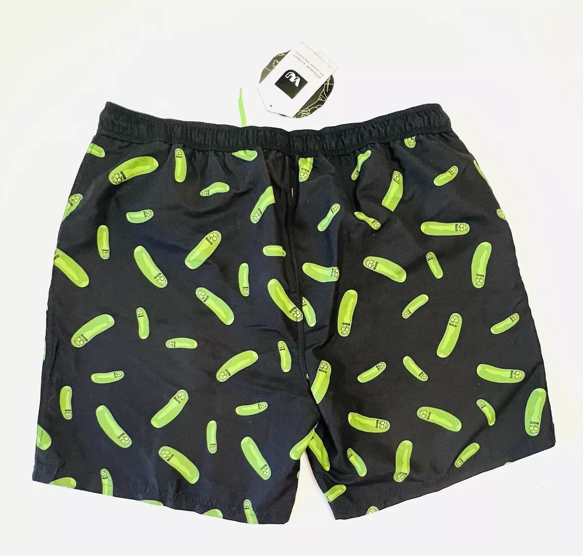 RICK AND MORTY Swim Shorts Mens Adults Pickle Rick Swimming Trunks Pants XL