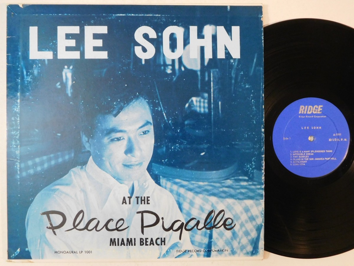 LEE SOHN At The Place Pigalle RIDGE LP Korean lounge singer