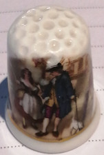 Beautiful Vintage Old Collectable Historical Characters Thimble