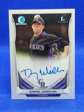 2014 Bowman Chrome Prospects AUTOGRAPH #BCAP-DW Daniel Winkler
