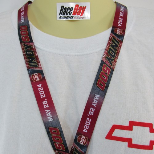 2024 Indy 500 Event Collector Lanyard & Ticket Credential Holder 108TH Running - Picture 7 of 9