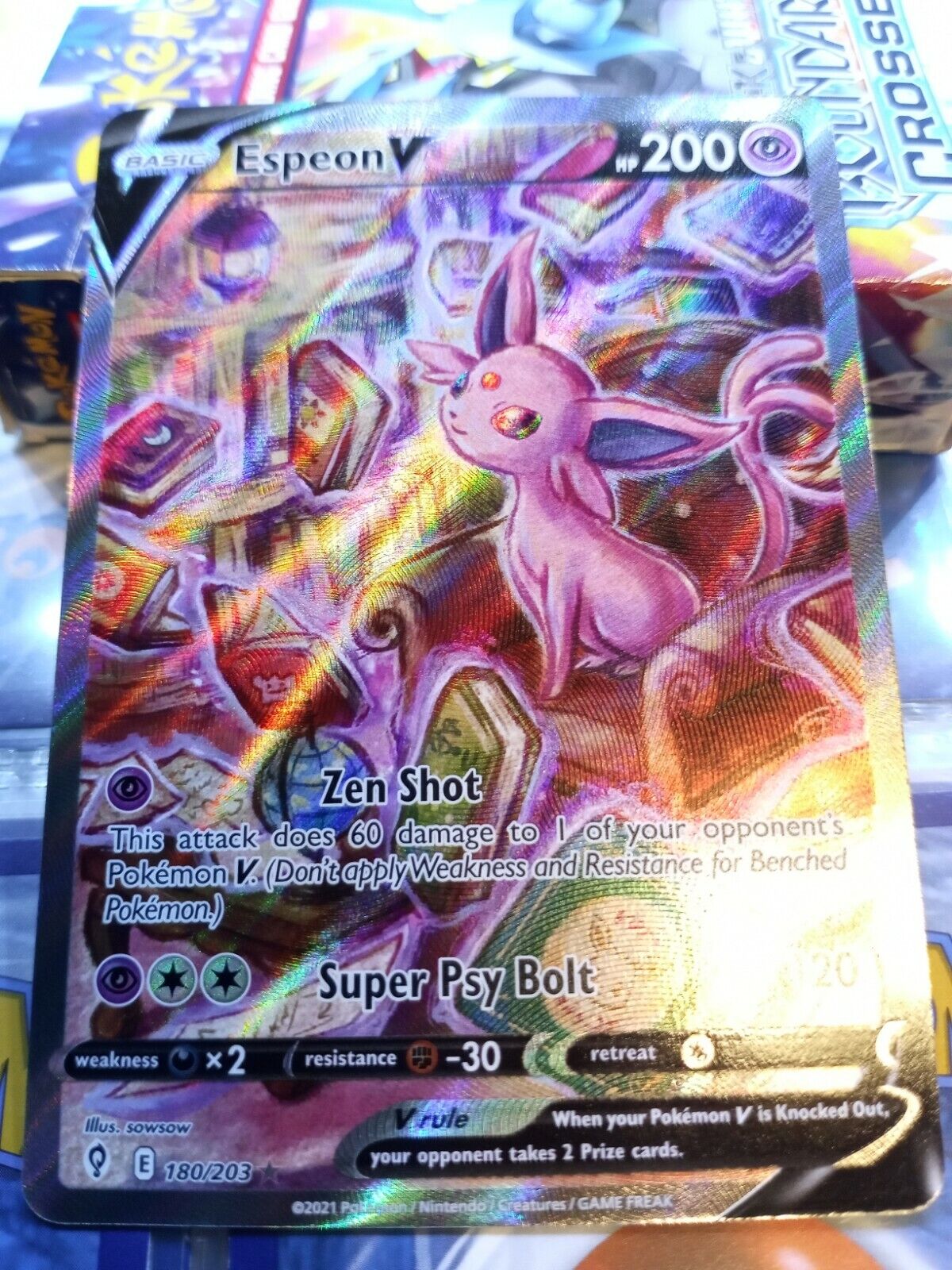 Espeon-V (180/203), Busca de Cards