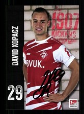 David Kopacz Autogrammkarte Würzburger Kicke...