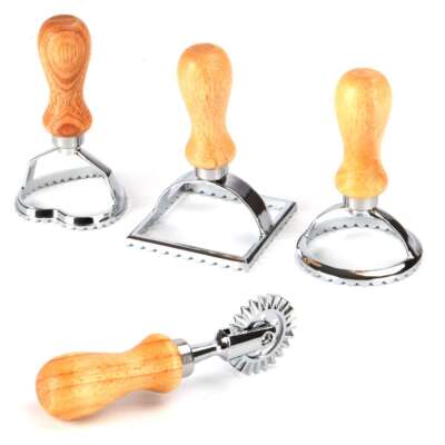 Ravioli Stamp Pasta Cutter Circle Square Cake Mold Make Home Pastry Kitchen Tool