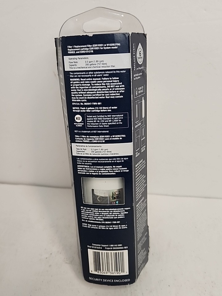 EveryDrop EDR1RXD1 W10295370A Water Filter eBay