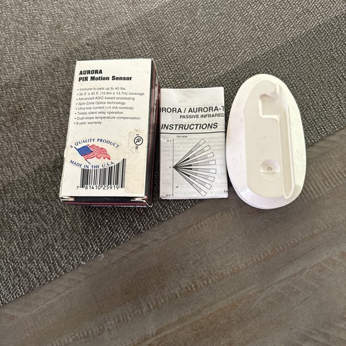 New Open Box ADEMCO AURORA PIR MOTION SENSOR pet immune up to 40 pounds - Picture 2 of 3