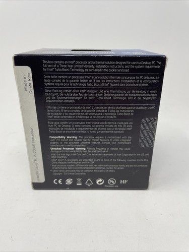 Intel Core i5-2500K 3.3 GHz Quad-Core (BX80623I52500K) LGA1155 CPU - Picture 6 of 9