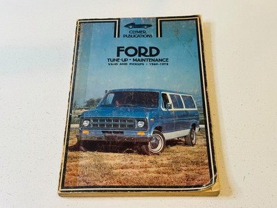 Ford Service Repair Shop Maintenance Workshop Manual F-100 F-150 F-250 E-100 E F