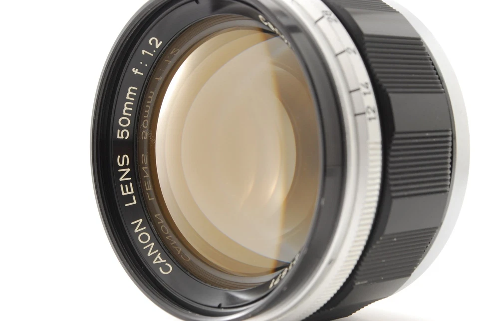 Hermoso! [De colección COMO NUEVO] Lente Canon 50 mm f/1,2 Leica Montaje con tornillo L39 LTM JAPÓN Foto 3 de 4