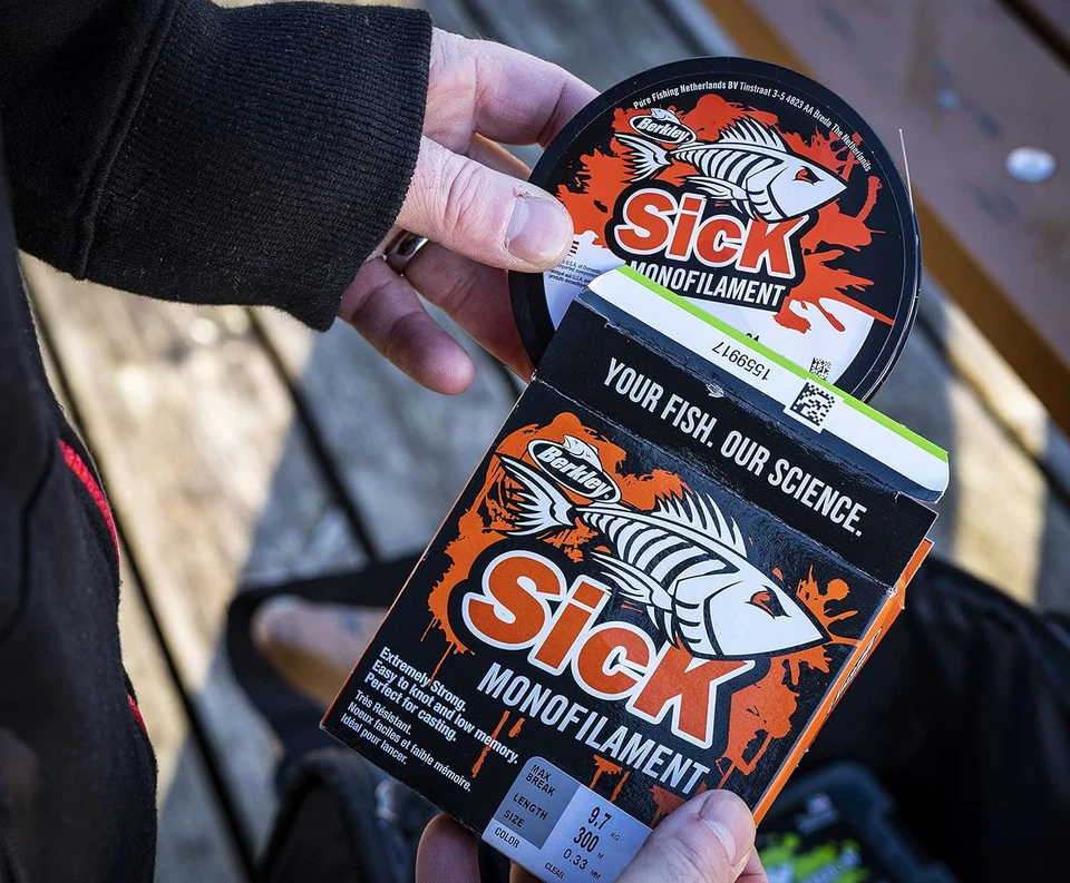 Sick - Lenza Da Pesca in Nylon, Monofilamento a Forte Tensione, Bassa Elasticità - Immagine 4 di 4