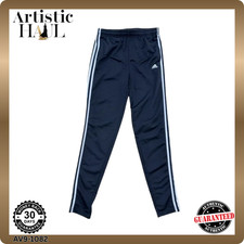 Adidas Girls XL Navy 3-Stripes Track Pants Drawstring