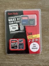 SanDisk MicroSD 1gb Mobile Memory Kit  Wake Up Your Phone  
