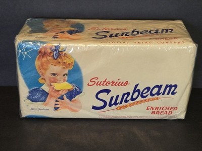 Vintage 1950s Grocery Store Display MISS SUNBEAM BREAD Dummy Loaf Salesman Displ