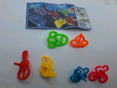 Ü-Eier Go move - Kreiselspiele 2013 - 3 Doppel-Figuren +3 BPZ- FT081 FT082 FT084 - Bild 1 von 4