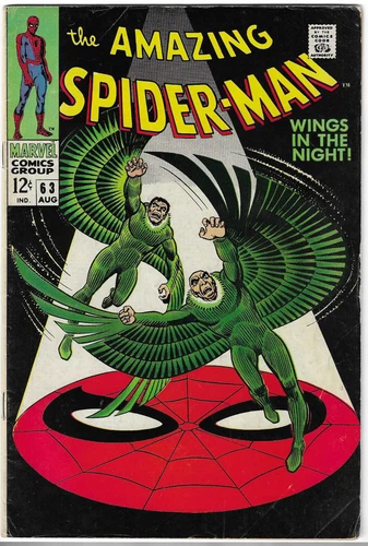 Amazing Spider-Man #63 (1968) Vulture Cover 🔥 Spidey Sunday 🔥 Silver Age