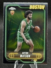 2024-25 Topps Chrome 107 Anton Watson Boston Celtics Rookie