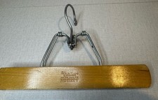 The Setwell Wood Hanger Vintage Trouser Wooden Clamp Style Oak Retro