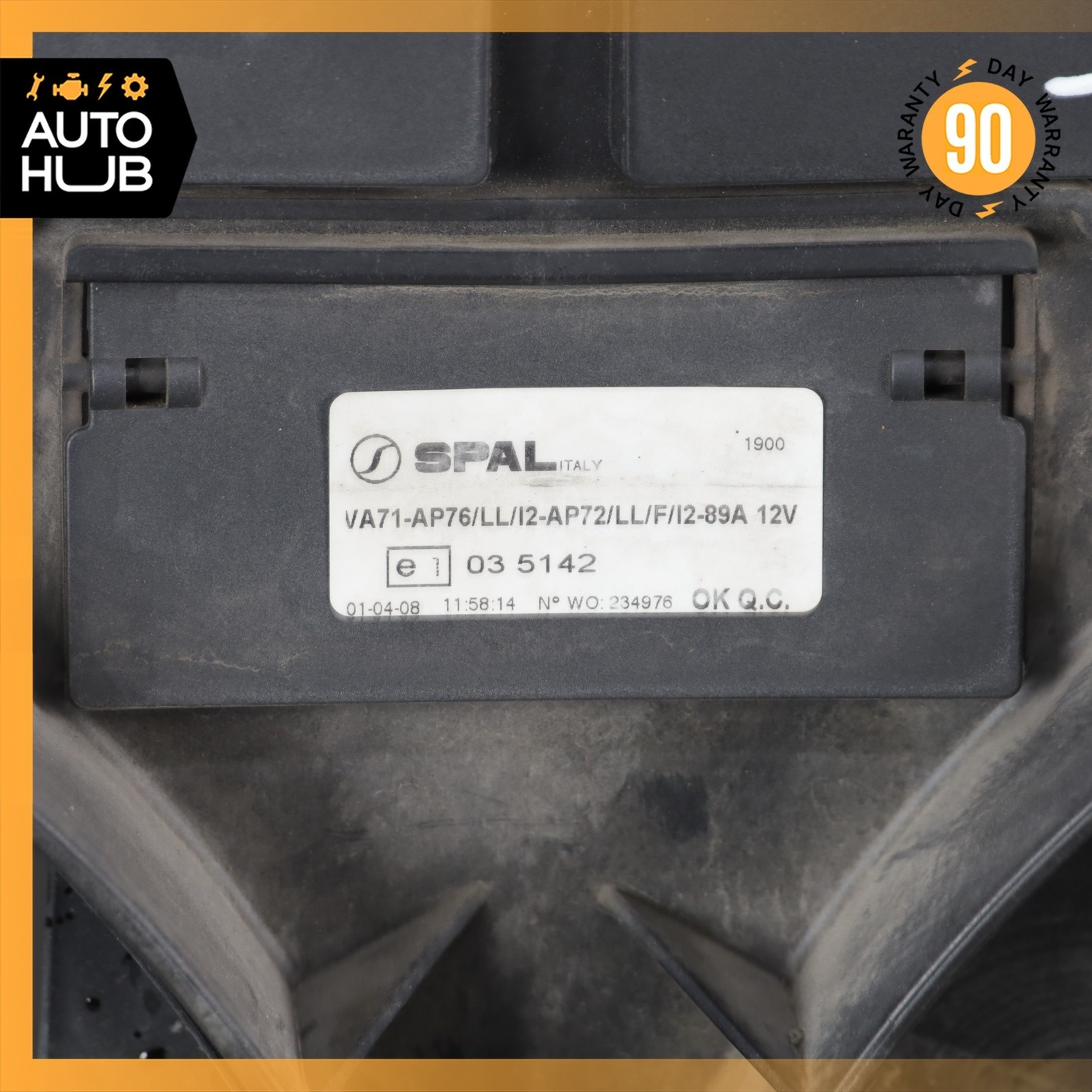 08-16 Maserati GranTurismo Quattroporte 4.2L Radiator Cooling Fan Motor OEM 66k