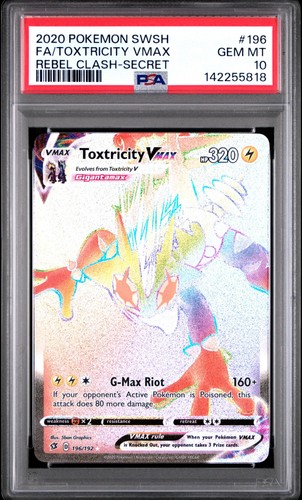Toxtricity VMAX graded PSA 10 for sale on eBay