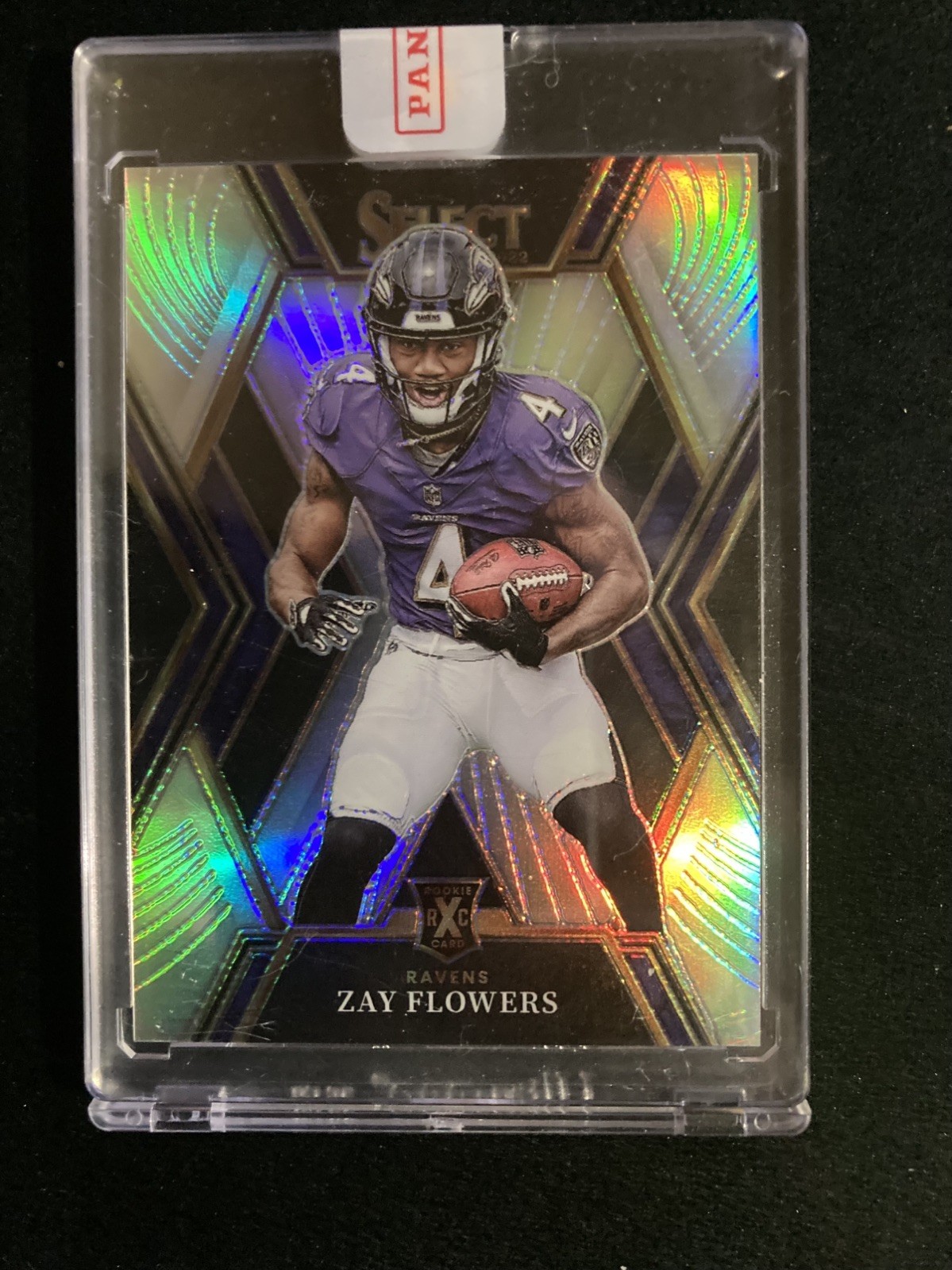 2022 Panini Select - 2023 XRC Zay Flowers #512 Silver Prizm (RC)