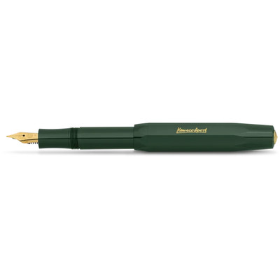 Kaweco 10000488 Classic Sport Fountain Pen 13 cm, Green,  Nib: F (Fine)