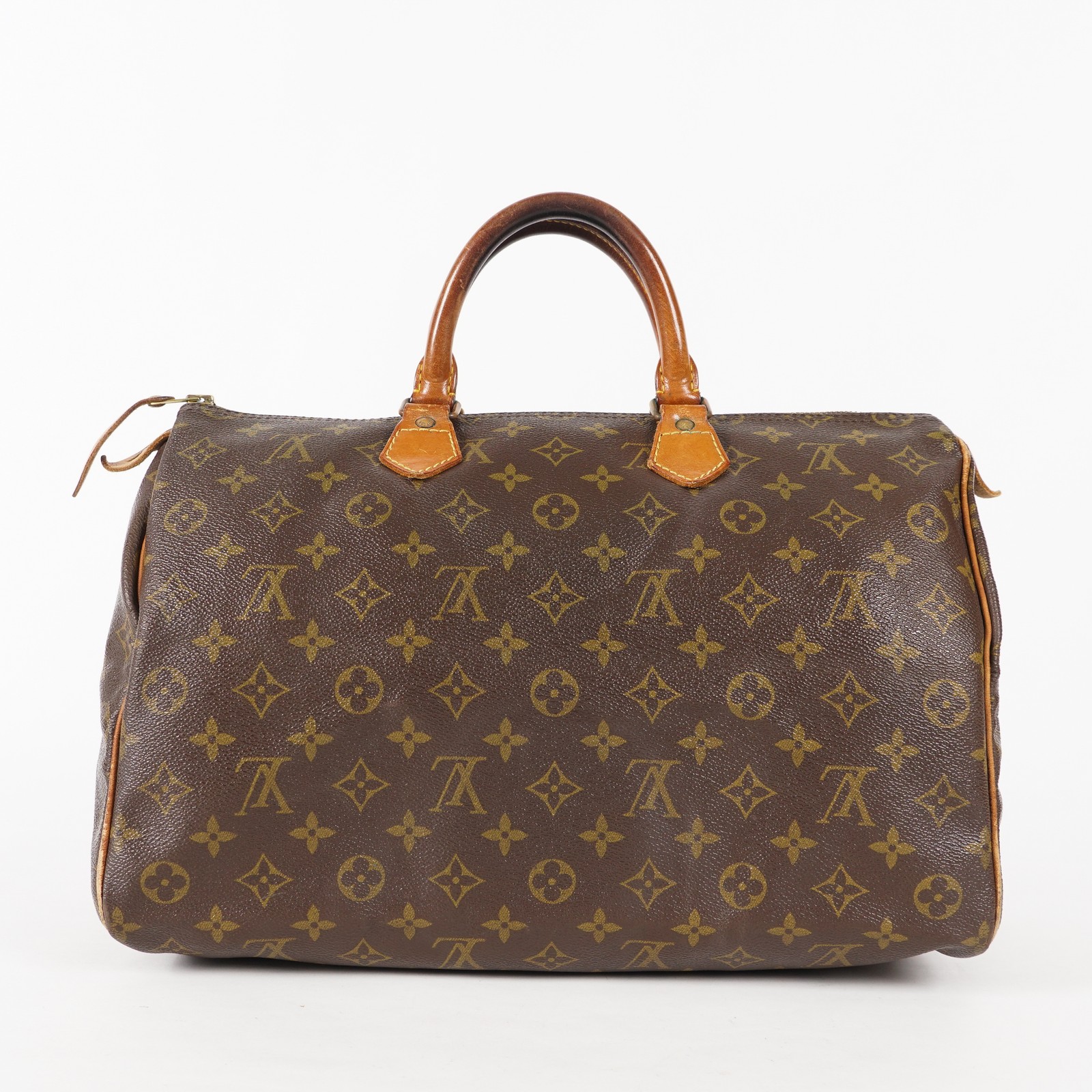 Authentic Louis Vuitton Monogram Speedy 35 M41524 Handbag 01E054950021