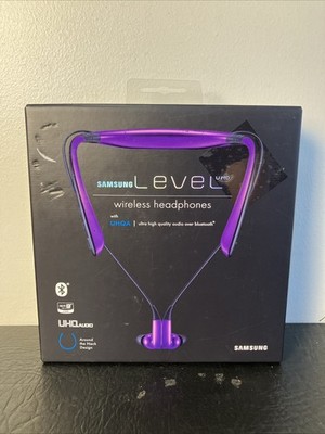 Samsung Level U Pro Stereo Bluetooth in-Ear Headphones w/mic Purple New