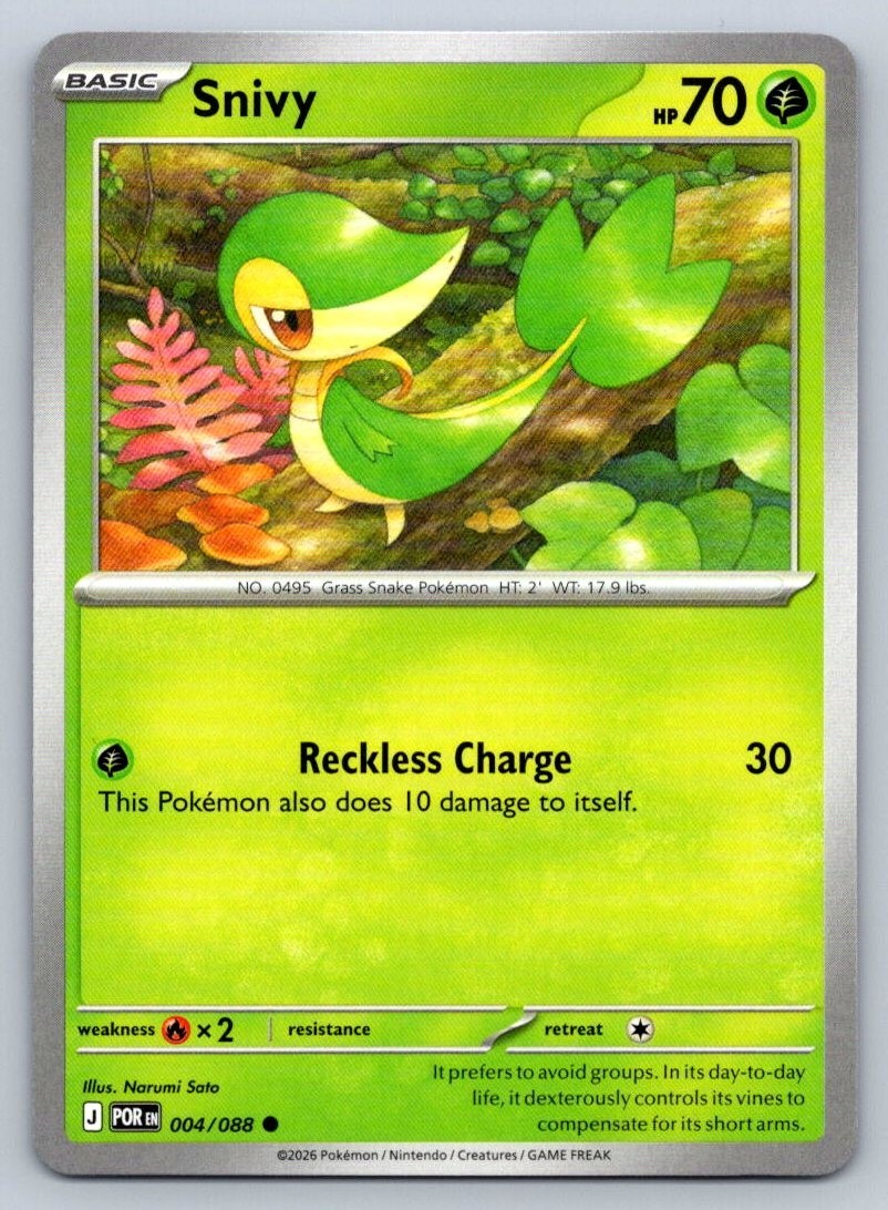 Snivy - 004/088 - Perfect Order - NM/M