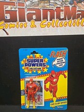 1984 Kenner SUPER POWERS THE FLASH 12 back MOC SEALED American Card..