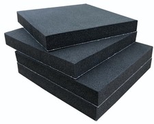Adhesive Foam Padding, 4 Pieces Neoprene Foam Anti Vibration Pads High Densit...