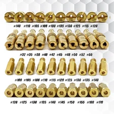 For nibbi 30mm carb Carburetor 30Pc Main Jets+ 10Pc Slow Jets/Pilot Jet Kit