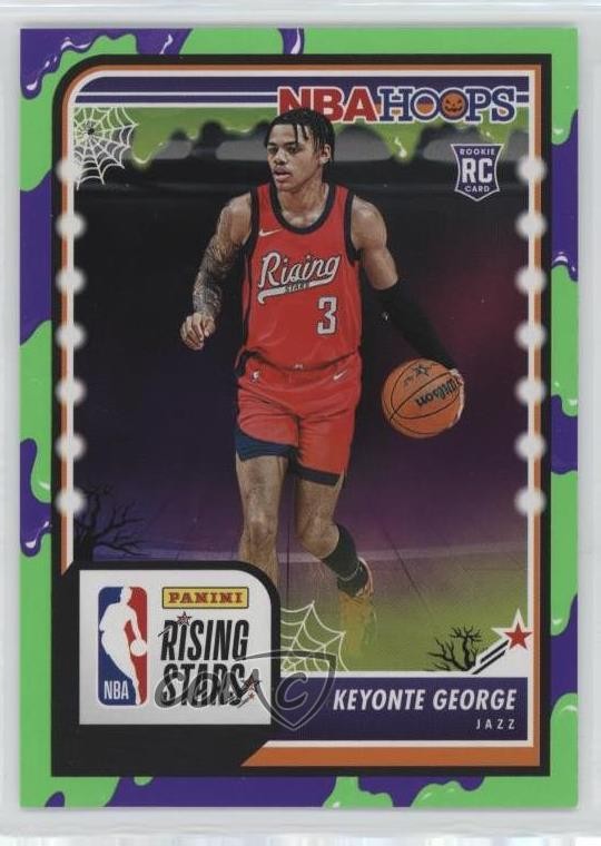 2023 Panini Haunted Hoops Rising Stars Slime Keyonte George #283 Rookie RC 03mh