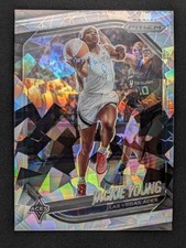 2025 Panini Prizm WNBA - Jackie Young #23 - Ice Prizm Las Vegas Aces