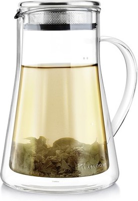 Insulated Teapot Keeps Tea Hot   Tea Maker For Two (24 oz)   Double Wall