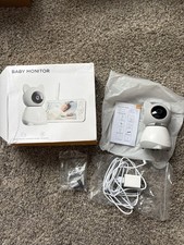 Smart Video Baby Monitor With Camera  Audio WiFi Pan-Tilt-Zoom New