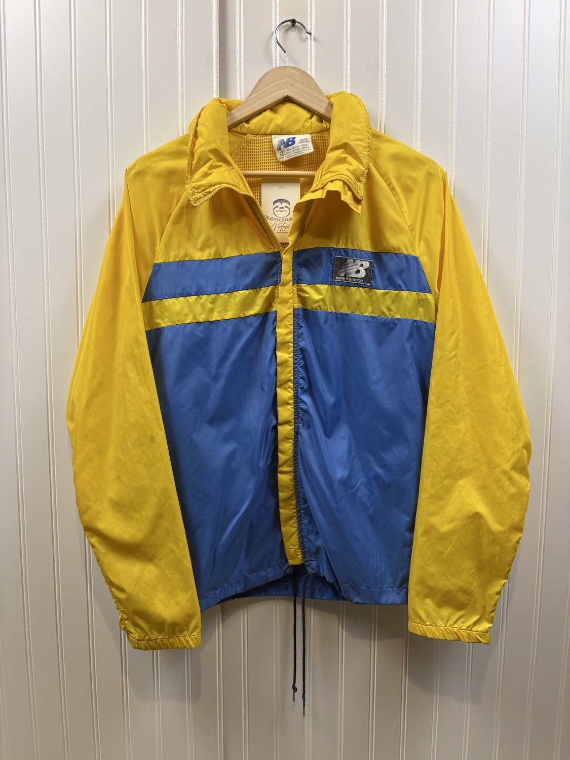 New Balance, Vintage 80s New Balance Windbreaker Jacket Mens Medium Talon Zipper