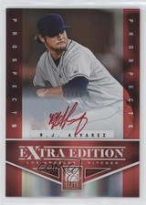 2012 Elite Extra Edition Prospects Red Ink Signatures 12/25 RJ Alvarez Auto 9pa