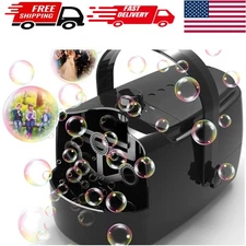 Durable Automatic Bubble Blower with 320ml Tank - Perfect for Indoor/Outdoor Fun