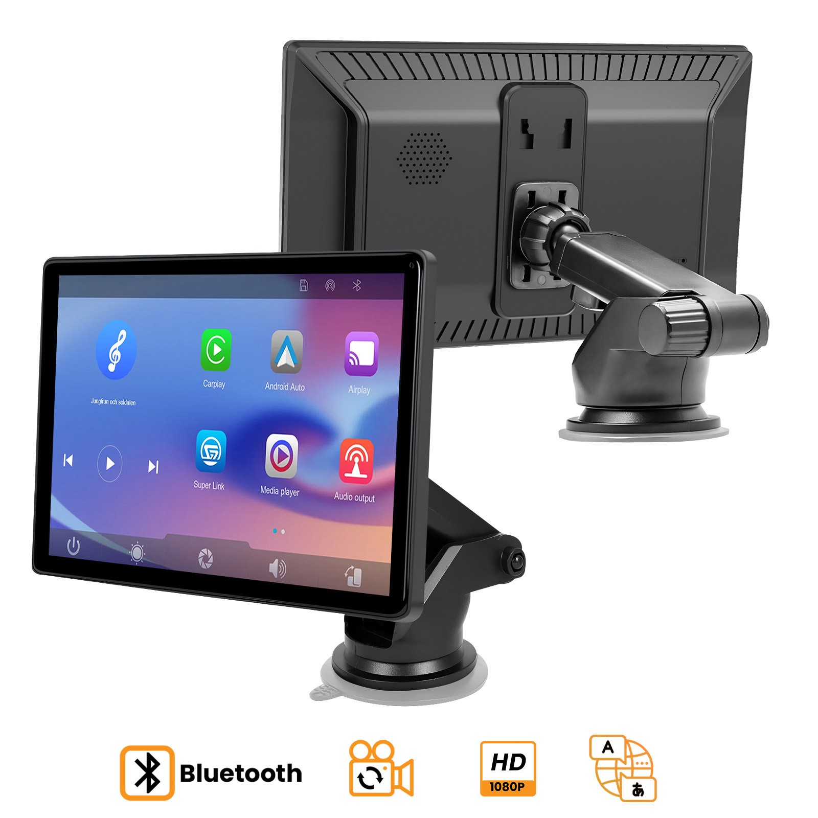 Écran CarPlay et Android Auto tactile 8" Avizar avec liaison sans fil