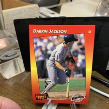 1992 Donruss Triple Play Darrin Jackson San Diego Padres 189