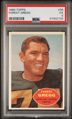 1960 TOPPS #56 FOREST GREGG PSA 5